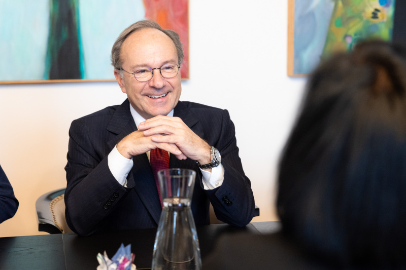 Aussprache: Italienischer Botschafter in Österreich Giovanni Pugliese