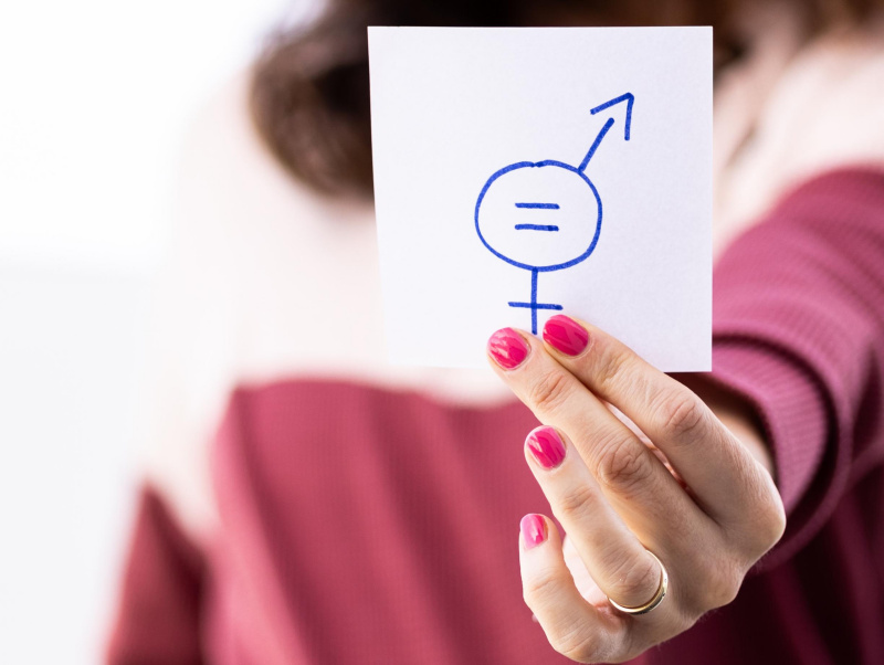 Mann- und Frau-Symbol.