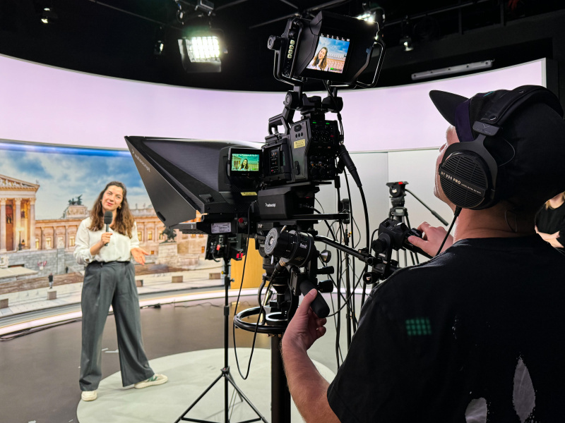 Moderation des neuen Formats Standpunkt Parlament