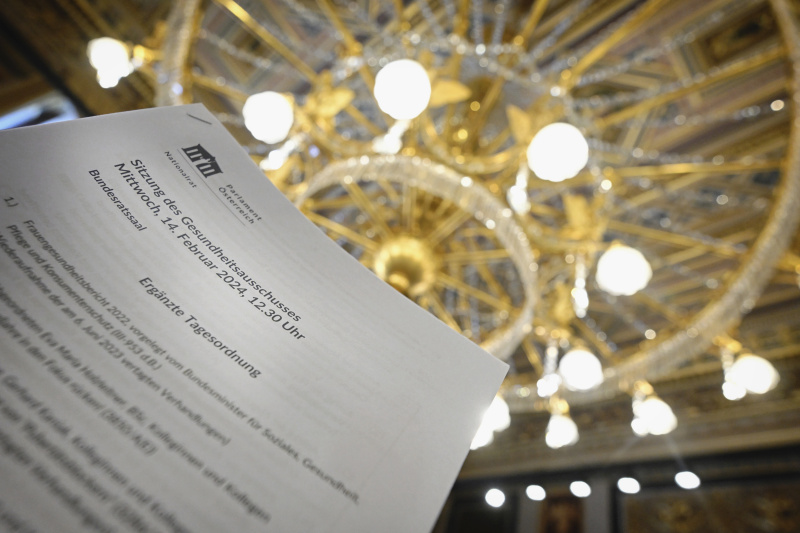 Tagesordnung der Sitzung des Gesundheitsausschusses