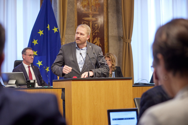 Am Rednerpult Bundesrat Markus Leinfellner (FPÖ)