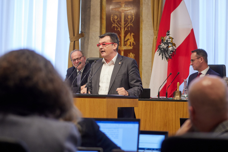 Am Rednerpult Bundesrat Michael Wanner (SPÖ)