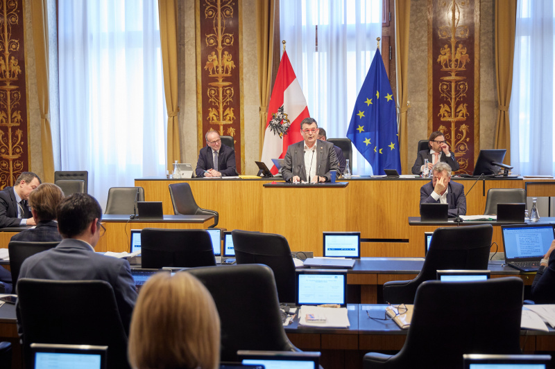 Am Rednerpult Bundesrat Michael Wanner (SPÖ)