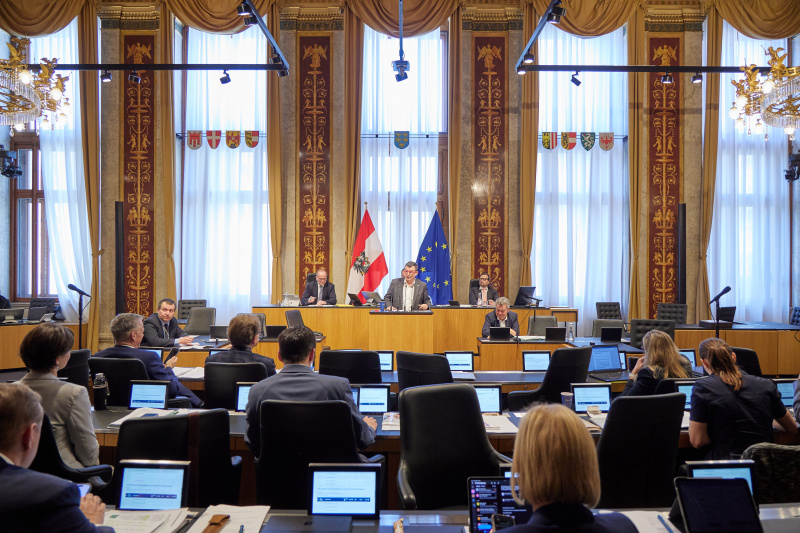 Am Rednerpult Bundesrat Michael Wanner (SPÖ)