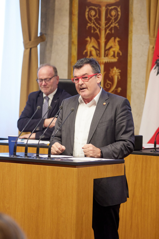 Am Rednerpult Bundesrat Michael Wanner (SPÖ)