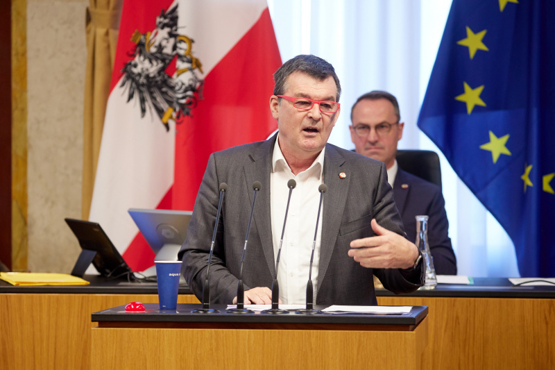 Am Rednerpult Bundesrat Michael Wanner (SPÖ)