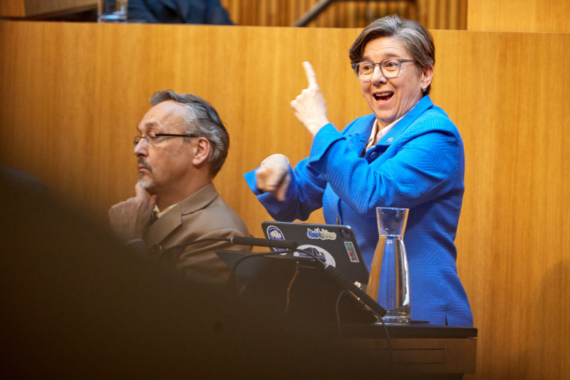 Keynote Rektorin der Gallaudet University Roberta Cordano