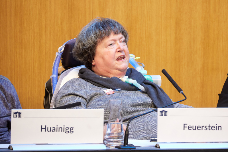 Selbstbestimmt leben Österreich Bernadette Feuerstein