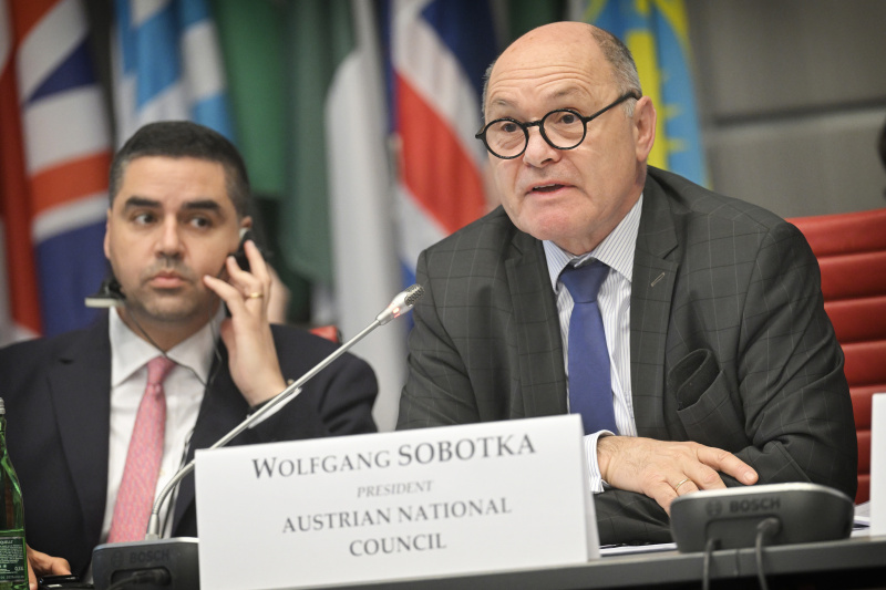 Nationalratspräsident Wolfgang Sobotka (ÖVP) am Wort