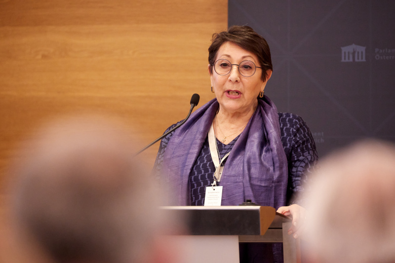 Einleitende Worte Vizepräsidentin der Israelitischen Kultusgemeinde Claudia Prutscher