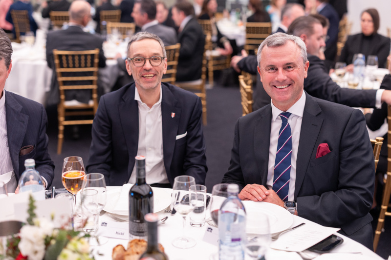Von links: Klubobmann Herbert Kickl (FPÖ), Dritter Nationalratspräsident Norbert Hofer (FPÖ)