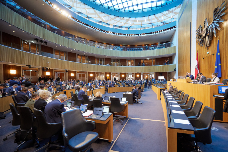 Nationalratspräsident Wolfgang Sobotka (ÖVP) am Präsidium