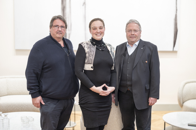 Von links: Nationalratsabgeordneter Josef Muchitsch (SPÖ), Moderatorin Tatjana Lukáš, Nationalratsabgeordneter Franz Hörl (ÖVP)