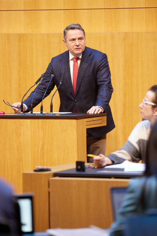 Am Rednerpult Nationalratsabgeordneter Norbert Sieber (ÖVP)