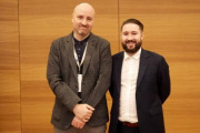 Von links: Laurenz Ennser-Jedenastik - Institut für Staatswissenschaften Universität Wien, Simon Hofer - Verantwortlicher für Open-Data Parlamentsdirektion