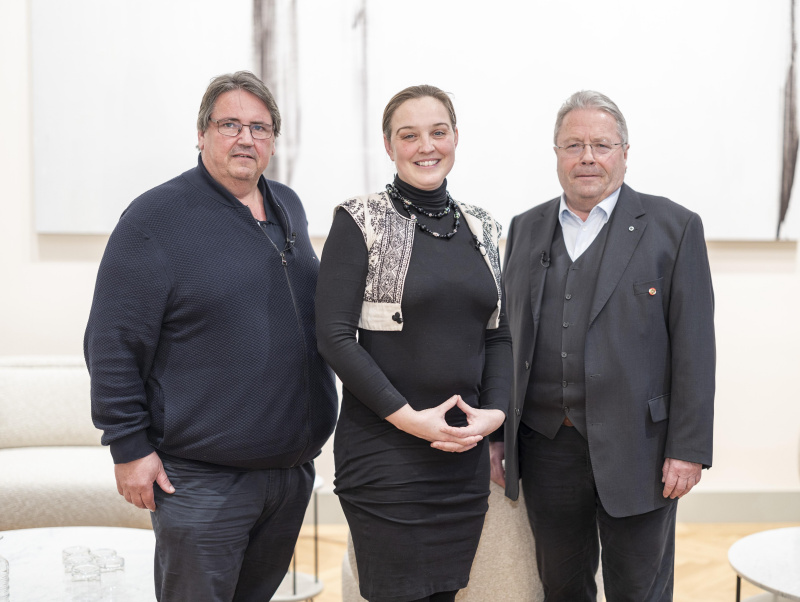 Josef Muchitsch, Tatjana Lukáš und Franz Hörl