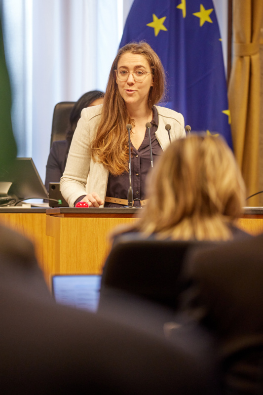 Am Redner:innenpult Bundesrätin Elisabeth Wolff (ÖVP)