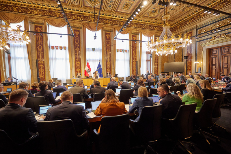 Am Redner:innenpult Bundesrätin Elisabeth Wolff (ÖVP)