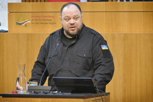 Chairman of the Parliament of the Ukraine Ruslan Stefanchuck