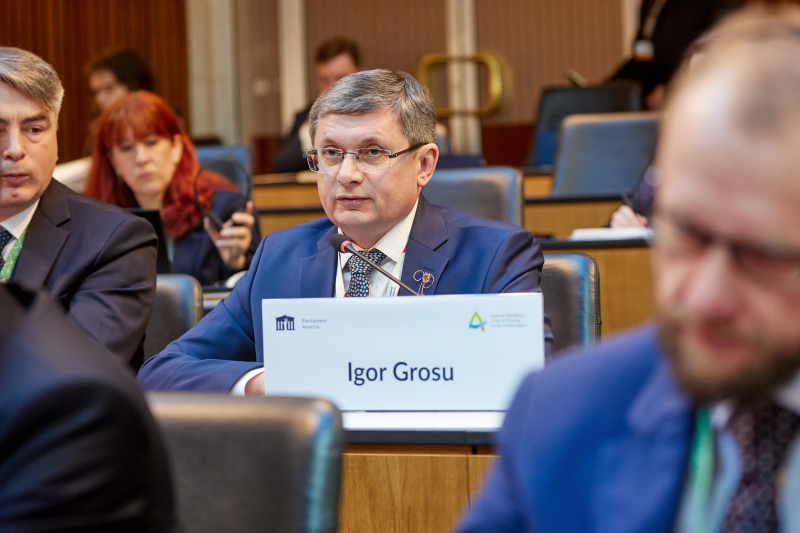 Session 1: Security in the Danube Region. Statement Igor Grosu, President of the Moldova Parliament