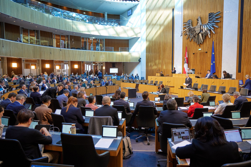 Rede von Finanzminister Magnus Brunner (ÖVP)