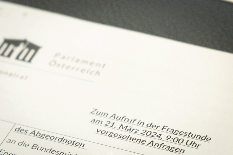 Ablauf der Fragestunde