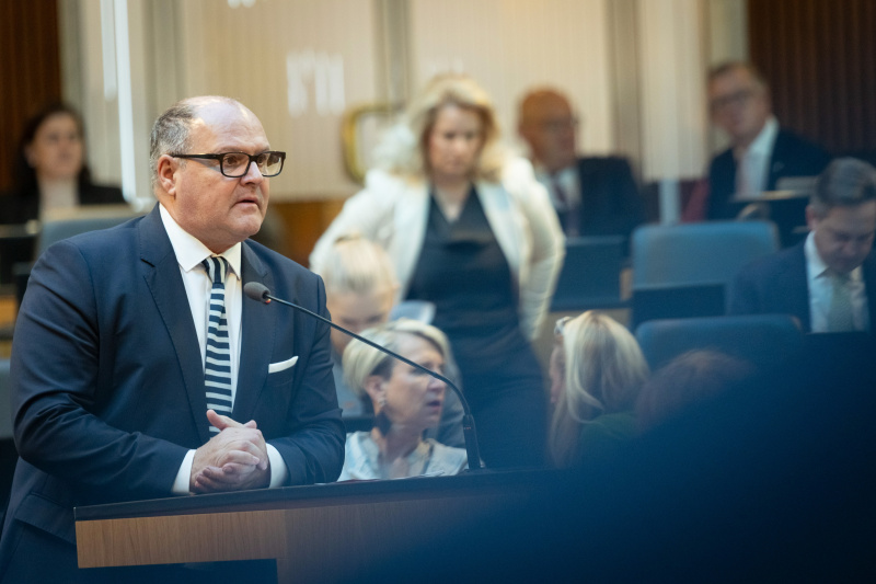 Nationalratsabgeordneter Alois Schroll (SPÖ) am Redner:innenpult