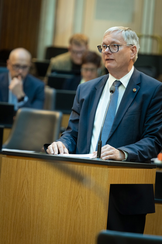 Nationalratsabgeordneter Alois Stöger (SPÖ) am Redner:innenpult