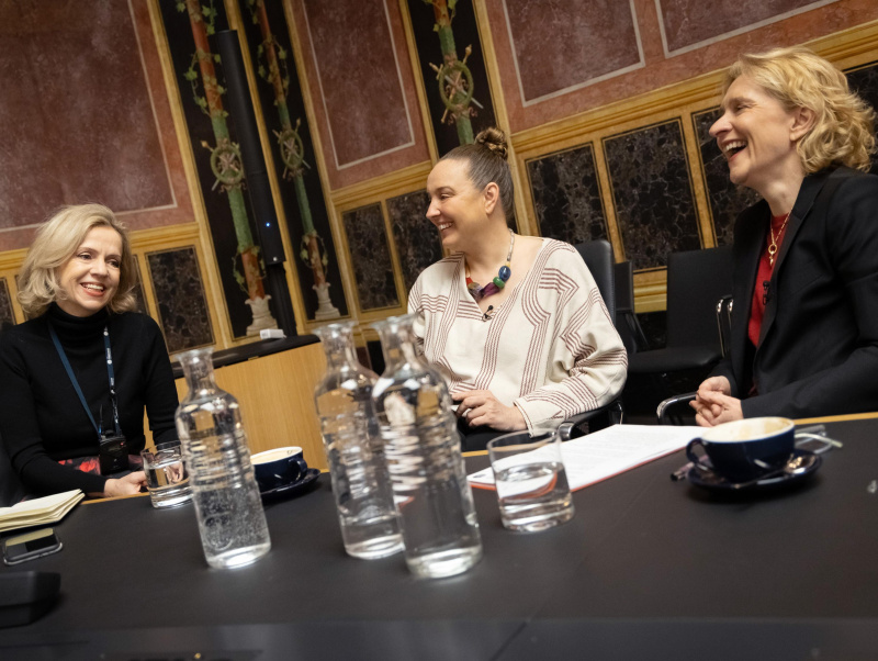 Doris Dialer, Tatjana Lukáš und Nicole Bäck-Knapp