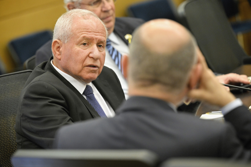 Treffen mit dem israelischen Landwirtschaftsminister Avi Dichter. Von links: Landwirtschaftsminister Avi Dichter, Nationalratspräsident Wolfgang Sobotka (ÖVP)