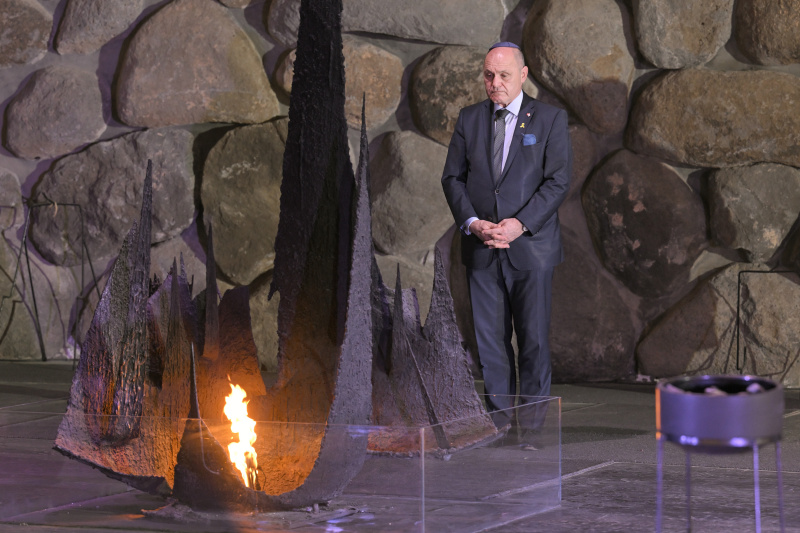Besuch des Museums Yad Vashem. Nationalratspräsident Wolfgang Sobotka (ÖVP)