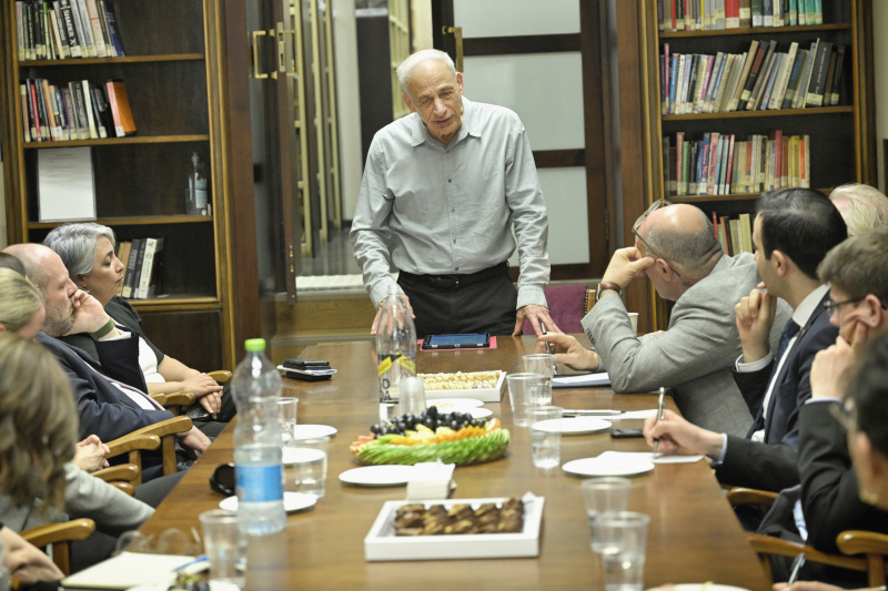 Besuch des Weizmann Instituts. Shimon Ullman