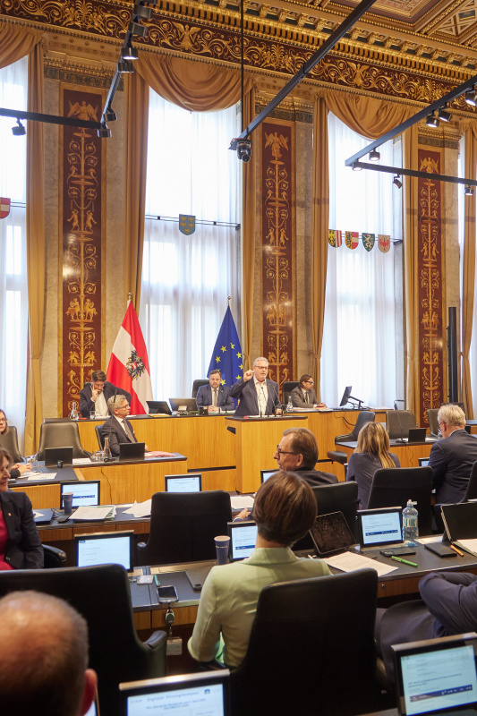 Am Redner:innenpult Bundesrat Horst Schachner (SPÖ)