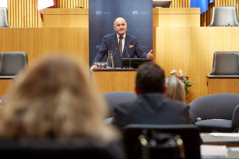 Eröffnungsworte Nationalratspräsident Wolfgang Sobotka (ÖVP)