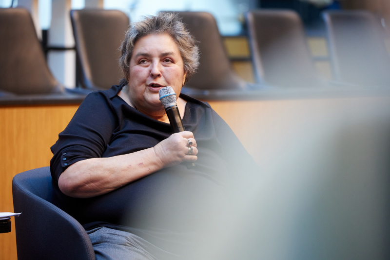 Bereichssprecherin Nationalratsabgeordnete Eva Blimlinger (GRÜNE)