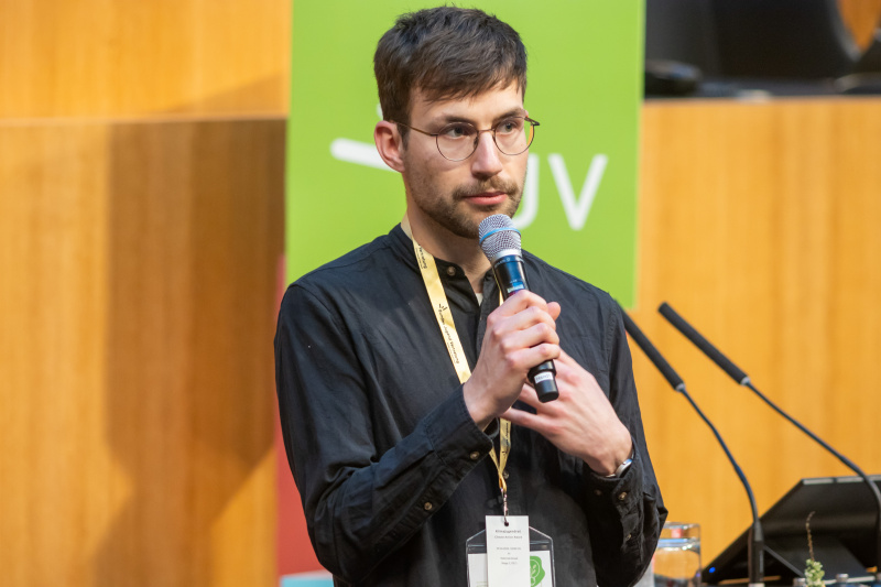 Awardverleihung - Kategorie Klimakunst & -kultur: Gewinner: "Remember the Future" mit Gerald Geier