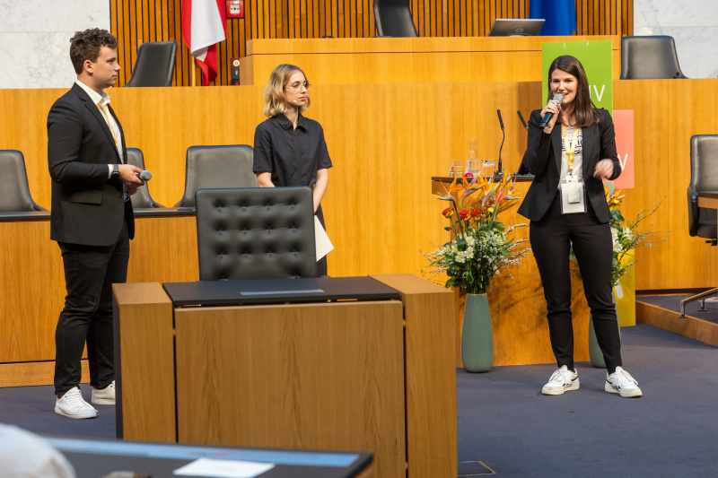 Awardverleihung - Kategorie Klimahandeln: Gewinner: "Next Generation" Landjugend Österreich