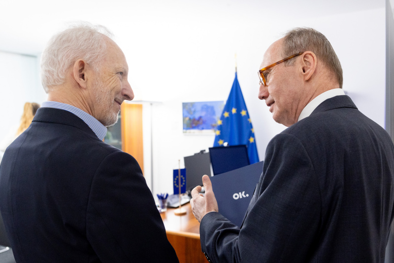 Von rechts: Erster Vizepräsidente des Europäischen Parlaments Othmar Karas, Stefan Lehne - Carnegie Europe - Carnegie Endowment for International Peace