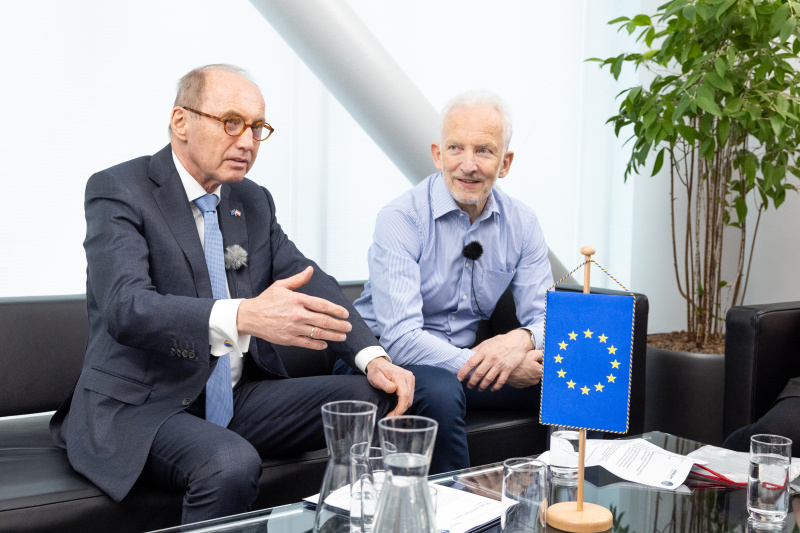 Von links: Erster Vizepräsidente des Europäischen Parlaments Othmar Karas, Stefan Lehne - Carnegie Europe - Carnegie Endowment for International Peace