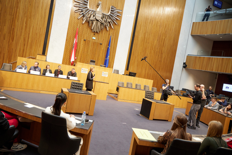 Begrüßung Parlamentsvizedirektorin Susanne Janistyn-Novák