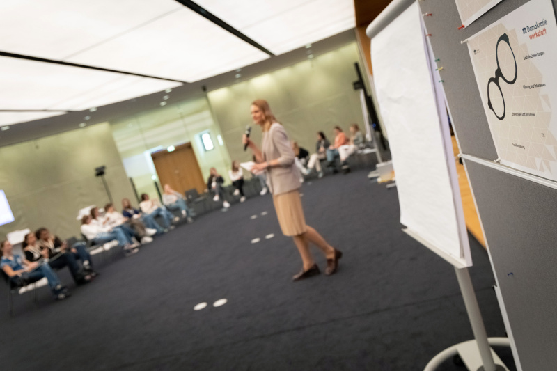 Vortrag der Demokratiewerkstatt