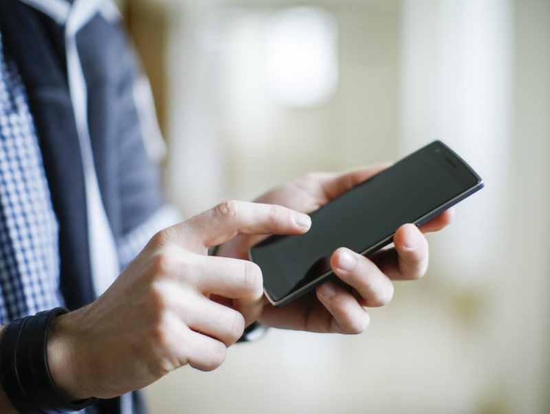 Mobiltelefon Handy Bedienung