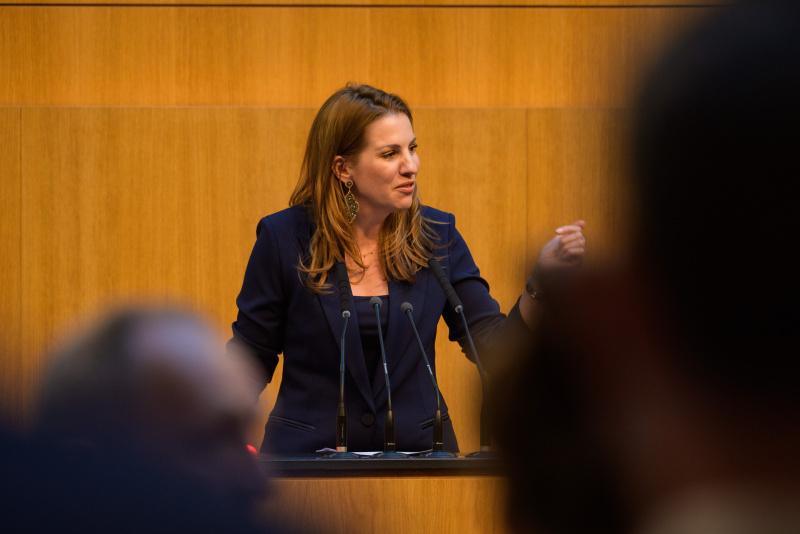 Am Redner:innenpult: Nationalratsabgeordnete Carmen Jeitler-Cincelli (ÖVP)