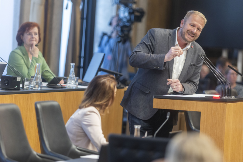 Bundesrat Markus Leinfellner (FPÖ) am Redner:innenpult