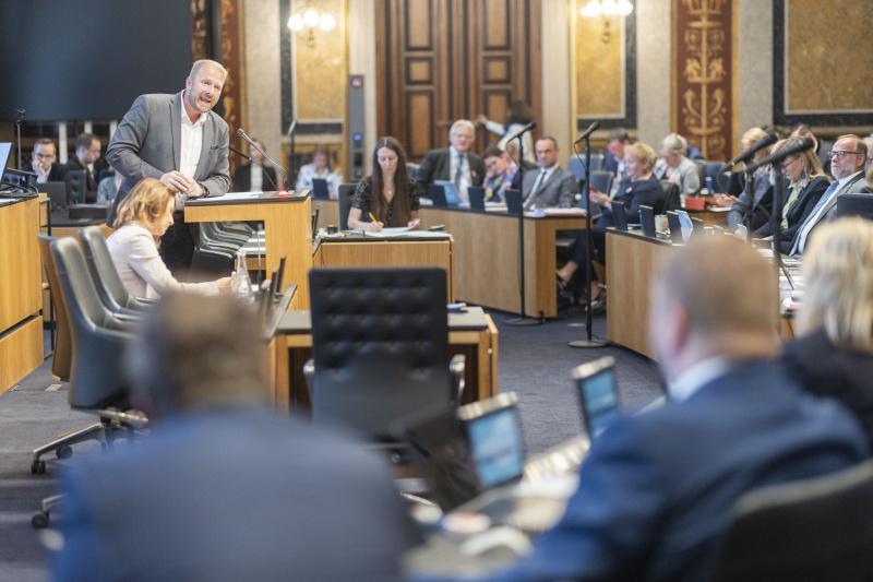 Bundesrat Markus Leinfellner (FPÖ) am Redner:innenpult