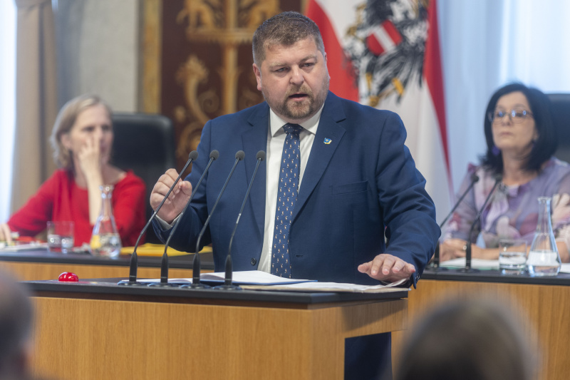 Bundesrat Andreas-Arthur Spanring (FPÖ) am Redner:innenpult