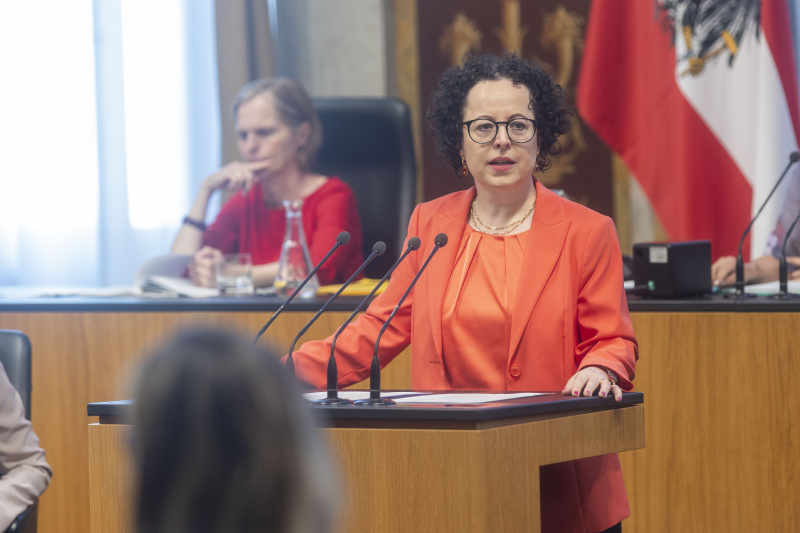 Bundesrätin Christine Schwarz-Fuchs (ÖVP) am Redner:innenpult