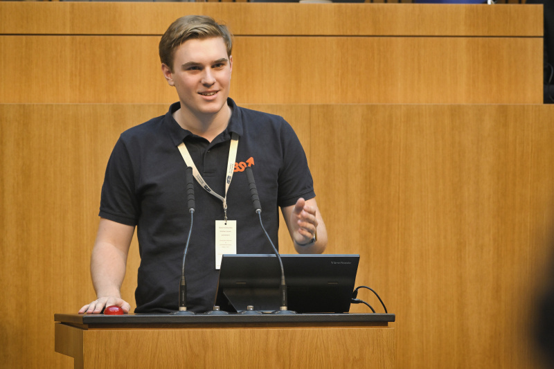 Einleitende Worte. Bundesschulsprecher Marius Haldik