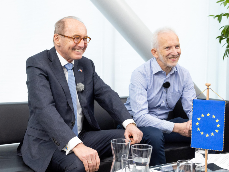 Othmar Karas und Stefan Lehne