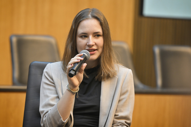 Podiumsdiskussion. Bundesschulsprecherin a.D Flora Schmudermayer